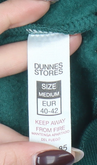 Womens UK Size M Dunnes Green Pullover Sweatshirt