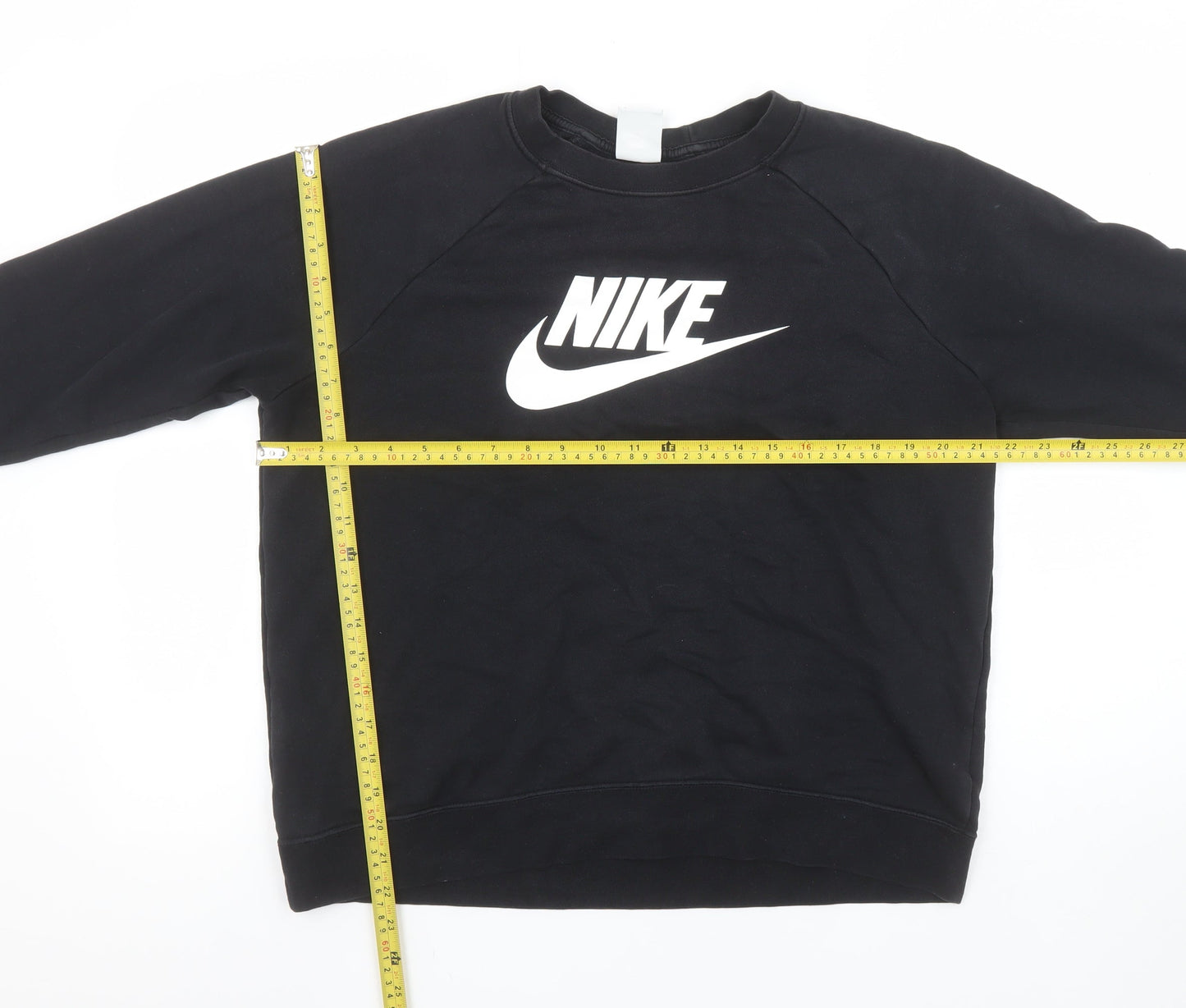 Womens UK Size L Nike Black Pullover Sweatshirt