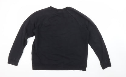 Womens UK Size L Nike Black Pullover Sweatshirt