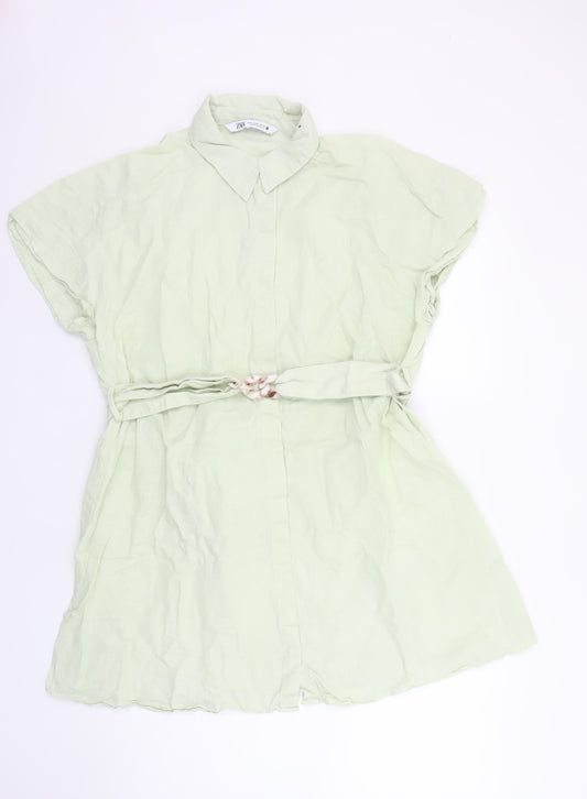 Womens UK Size 12 Zara Shirt Dress