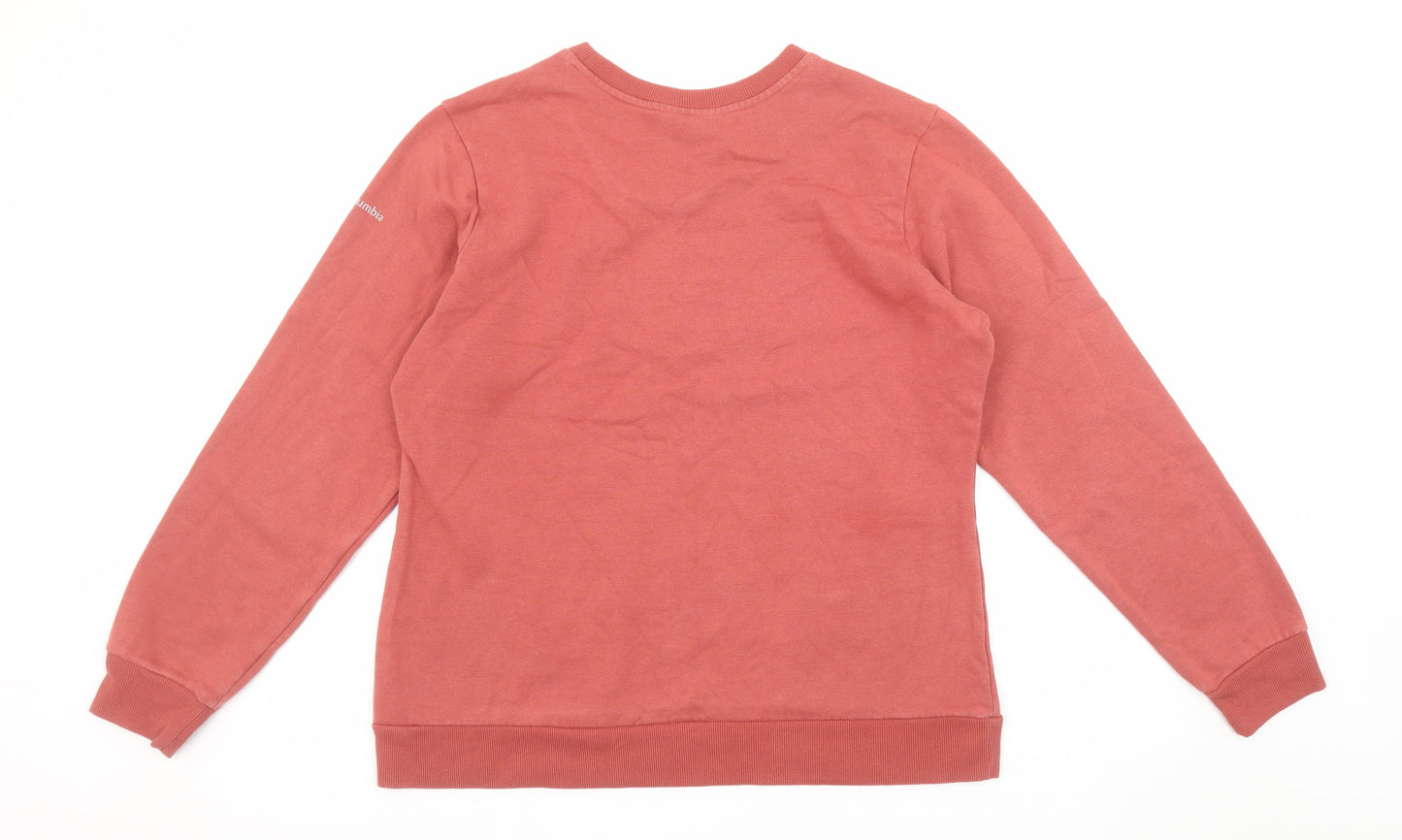 Womens UK Size L Columbia Pink Pullover Sweatshirt