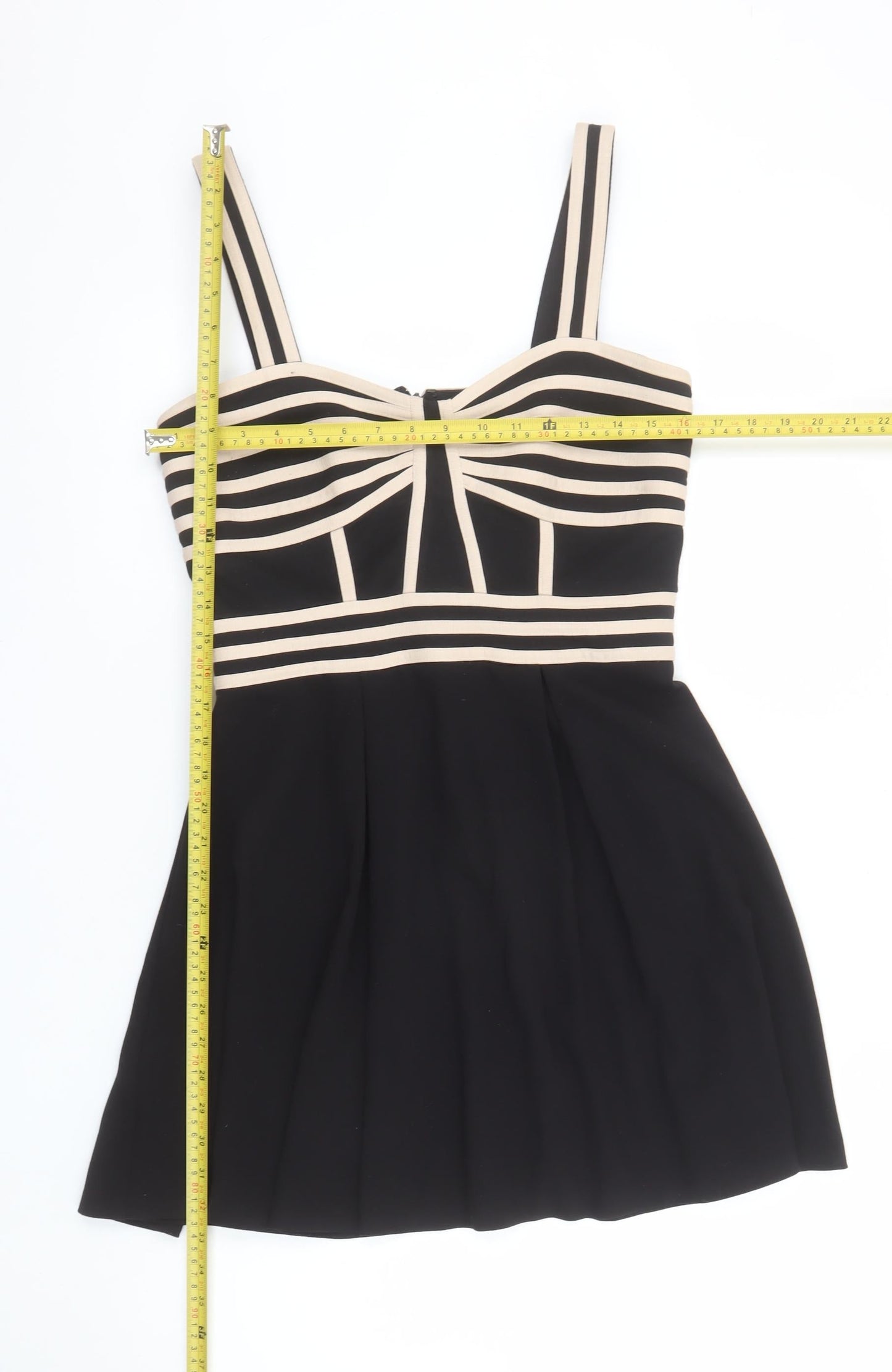 Womens UK Size 12 Warehouse Fit & Flare Dress