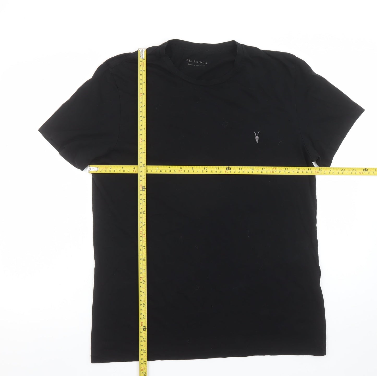 Mens UK Size L AllSaints Black  T-Shirt