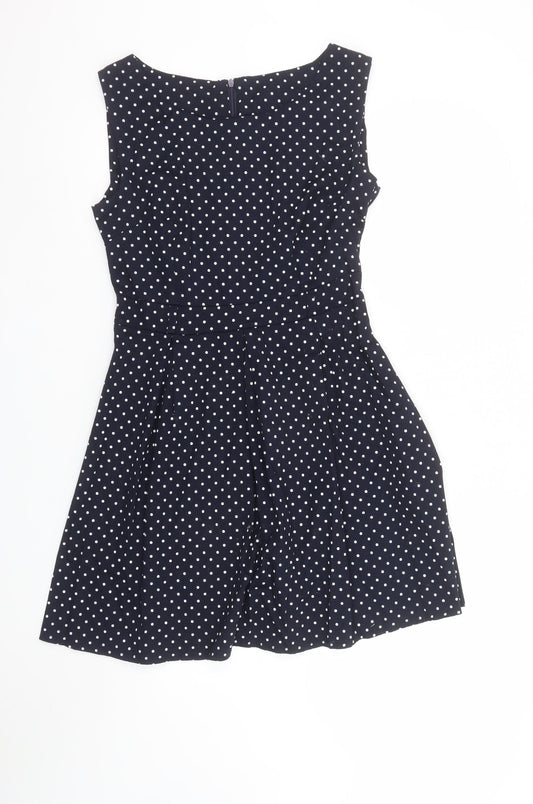 Womens UK Size 12 Izabel London Fit & Flare Dress