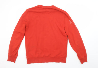 Mens UK Size S Levi's Red Pullover Sweatshirt