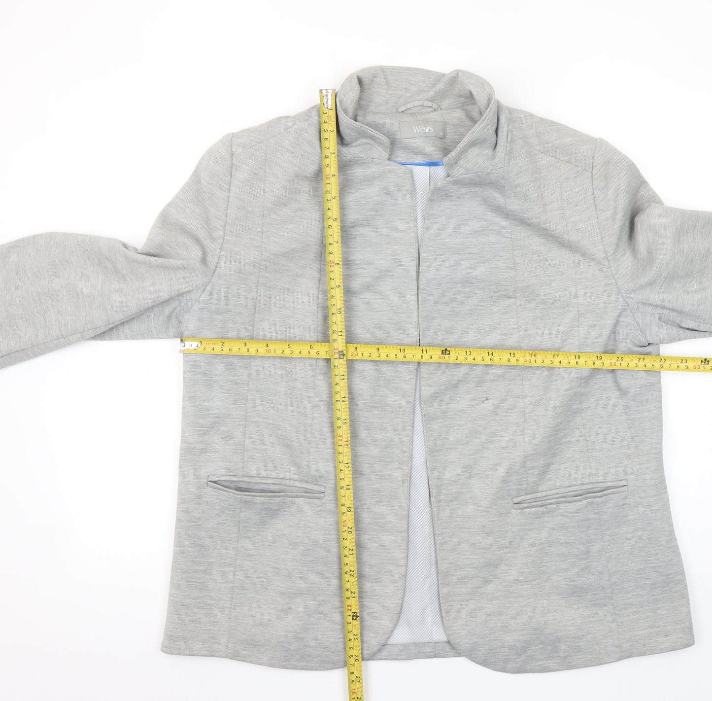 Womens UK Size 16 Wallis Regular Grey Blazer