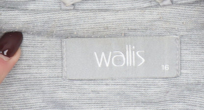 Womens UK Size 16 Wallis Regular Grey Blazer