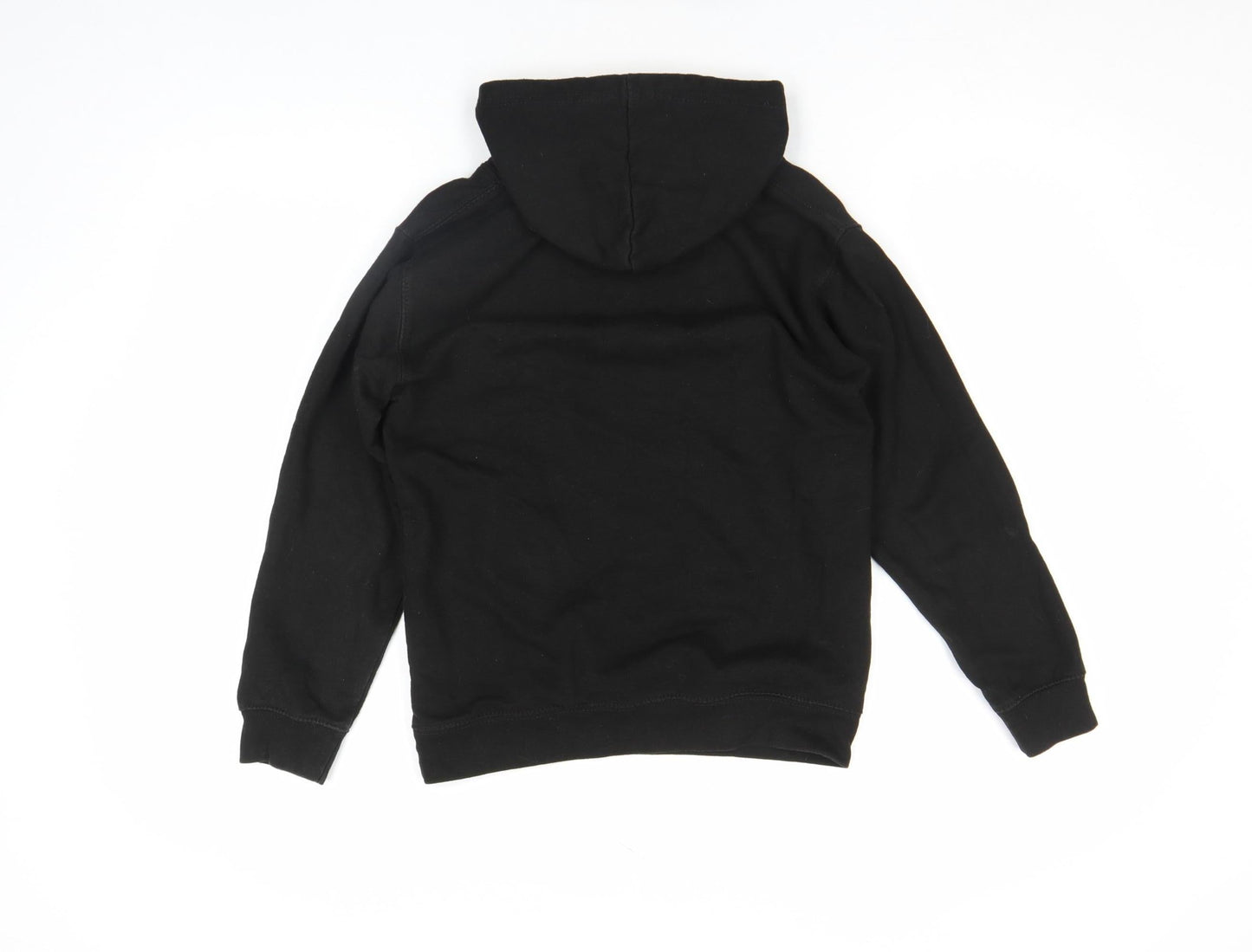 Boys UK Size L (9-11 Years) Just Hoods Black Pullover Hoodie
