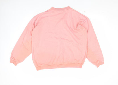 Womens UK Size M s.Oliver Pink Pullover Sweatshirt
