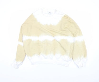 Mens UK Size S Marks and Spencer Beige Pullover Sweatshirt