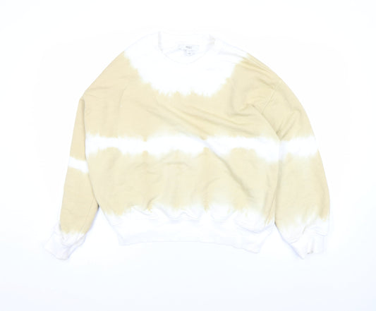 Mens UK Size S Marks and Spencer Beige Pullover Sweatshirt
