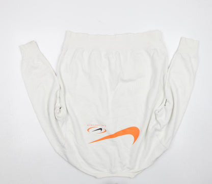 Mens UK Size S Nike White Pullover Sweatshirt