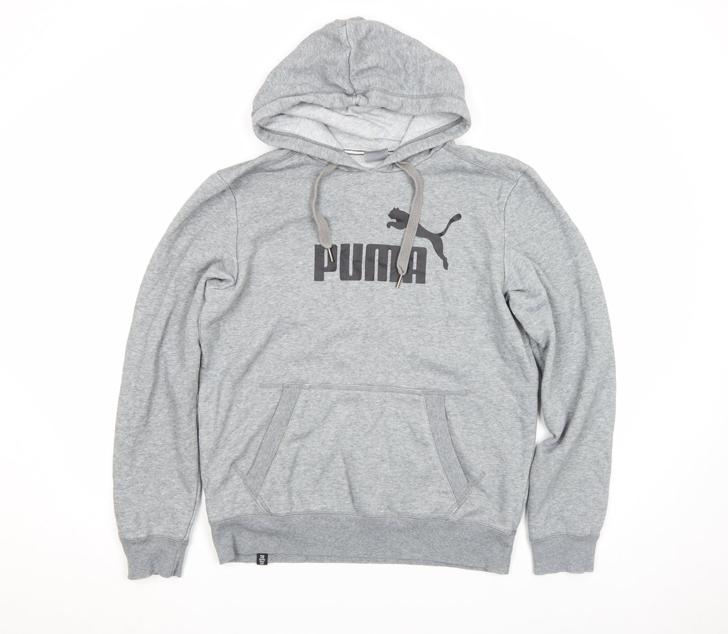 Mens UK Size S PUMA Grey Pullover Hoodie