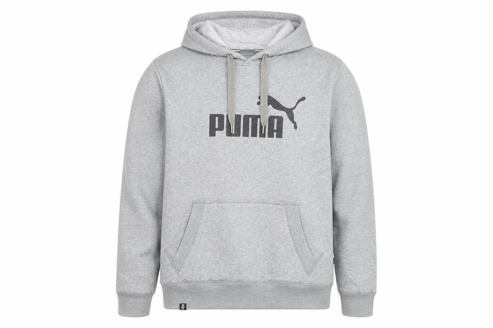 Mens UK Size S PUMA Grey Pullover Hoodie