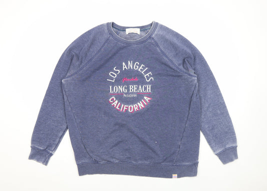 Mens UK Size L NEXT Blue Pullover Sweatshirt