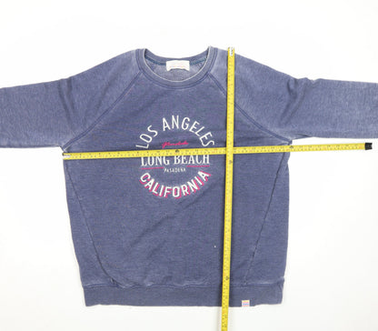 Mens UK Size L NEXT Blue Pullover Sweatshirt