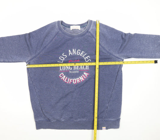 Mens UK Size L NEXT Blue Pullover Sweatshirt