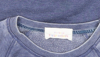 Mens UK Size L NEXT Blue Pullover Sweatshirt