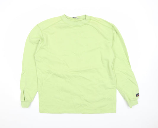 Womens UK Size M Activewear Green Pullover Sweatshirt