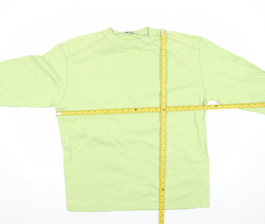 Womens UK Size M Activewear Green Pullover Sweatshirt