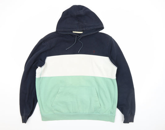Mens UK Size L Farah Multicoloured Pullover Hoodie