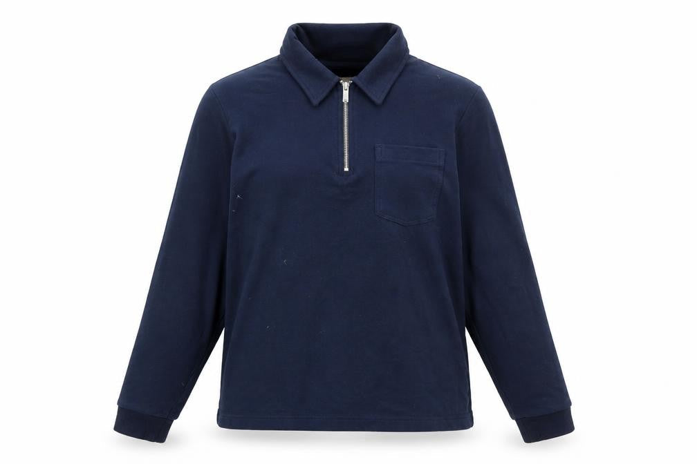 Womens UK Size M Lands' End Blue Pullover Sweatshirt