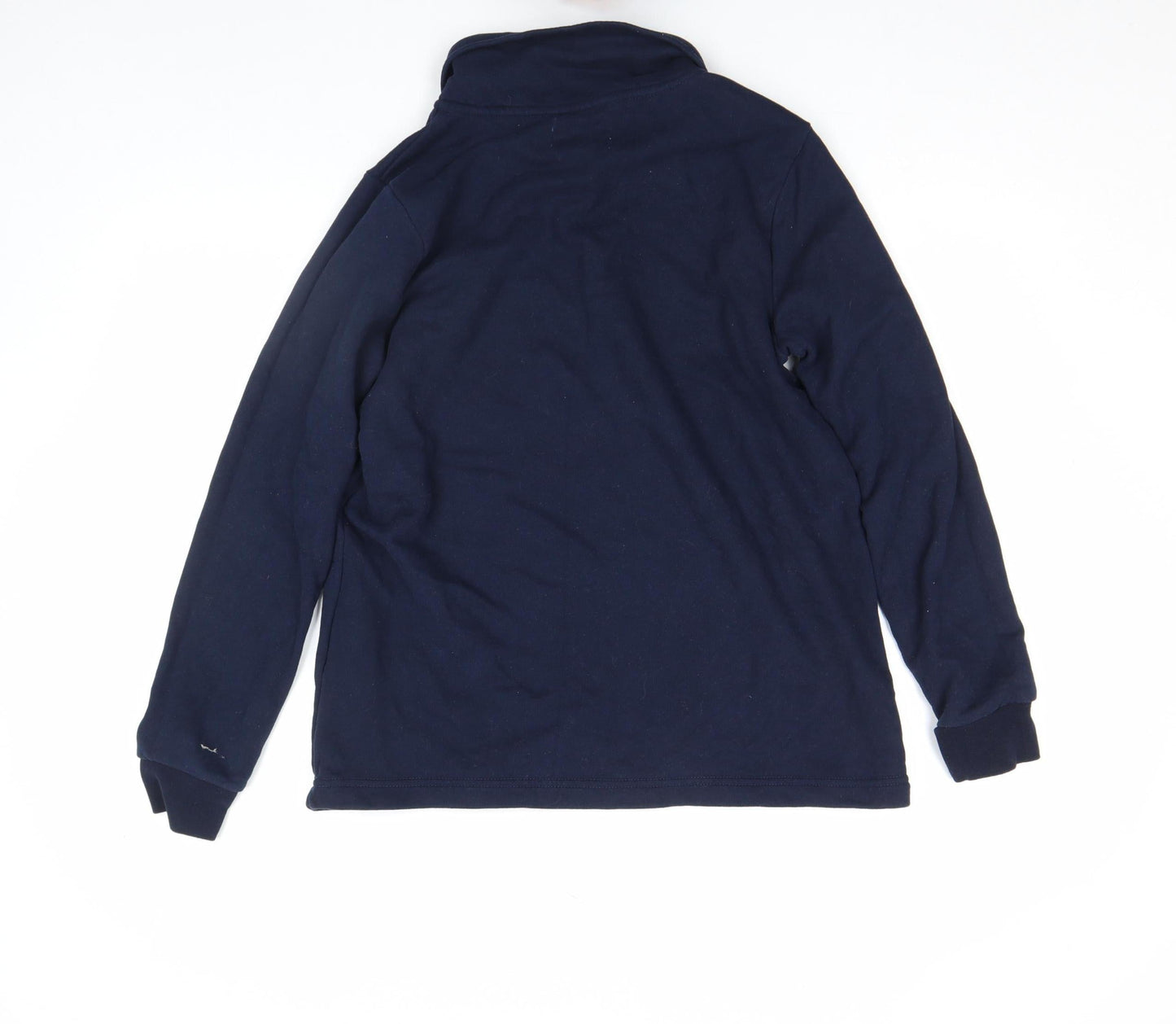 Womens UK Size M Lands' End Blue Pullover Sweatshirt