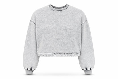 Womens UK Size 6 Primark Grey Pullover Sweatshirt