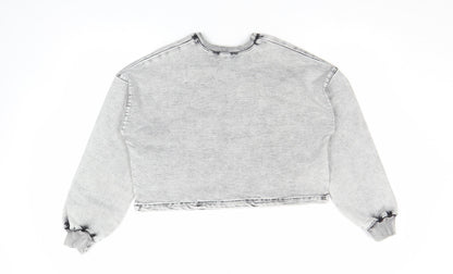 Womens UK Size 6 Primark Grey Pullover Sweatshirt