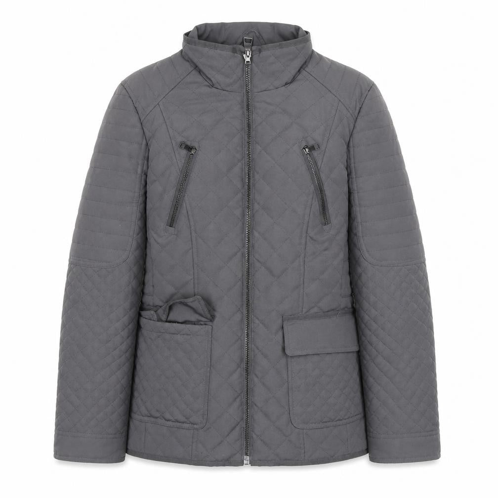 Womens UK Size 14 NEXT Grey Quilted Coat
