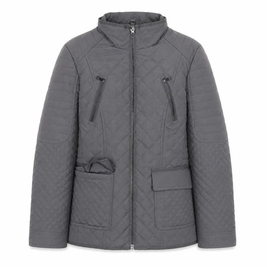 Womens UK Size 14 NEXT Grey Quilted Coat