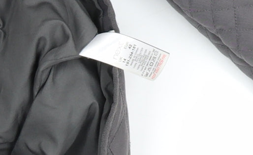 Womens UK Size 14 NEXT Grey Quilted Coat