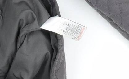 Womens UK Size 14 NEXT Grey Quilted Coat