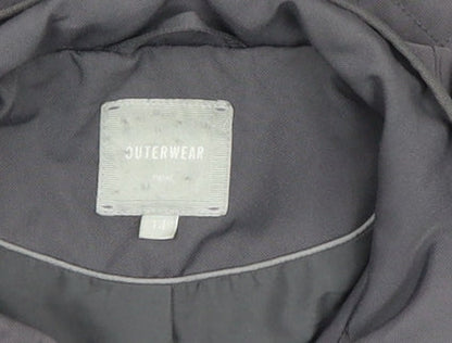 Womens UK Size 14 NEXT Grey Quilted Coat
