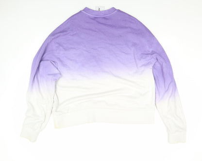 Womens UK Size S COLLUSION Multicoloured Pullover Sweatshirt