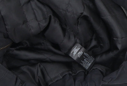 Womens UK Size 12 John Lewis Black Parka Coat