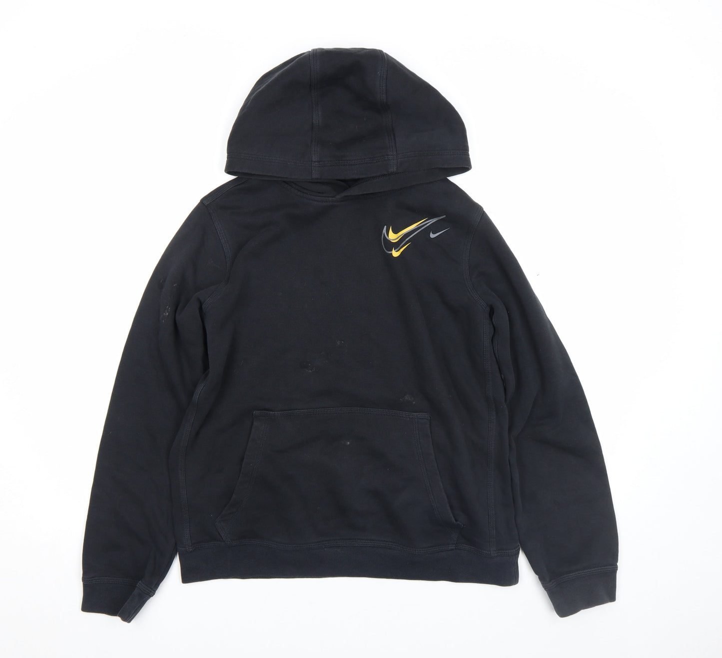 Boys UK Size 15-16 Years Nike Black Pullover Hoodie