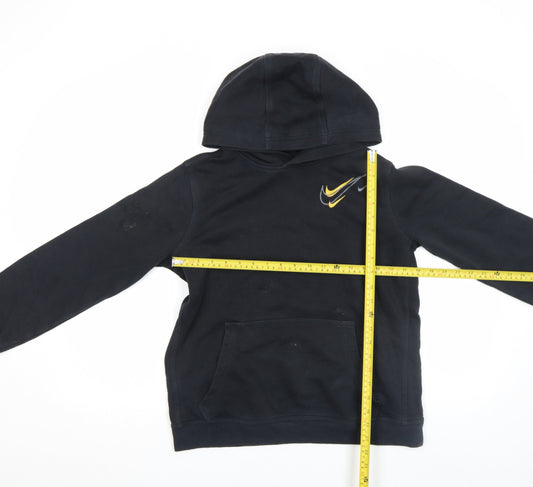 Boys UK Size 15-16 Years Nike Black Pullover Hoodie