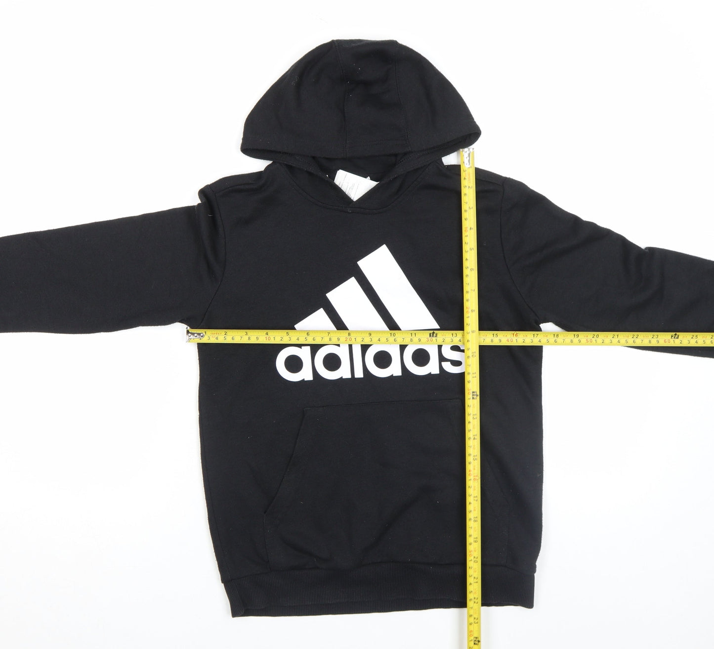 Boys UK Size 13-14 Years adidas Black Pullover Hoodie