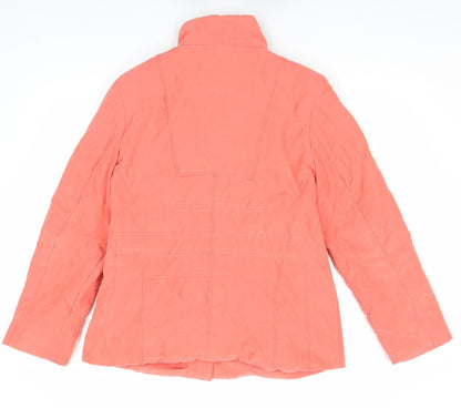 Womens UK Size 12 Concept K Pink Puffer Jacket
