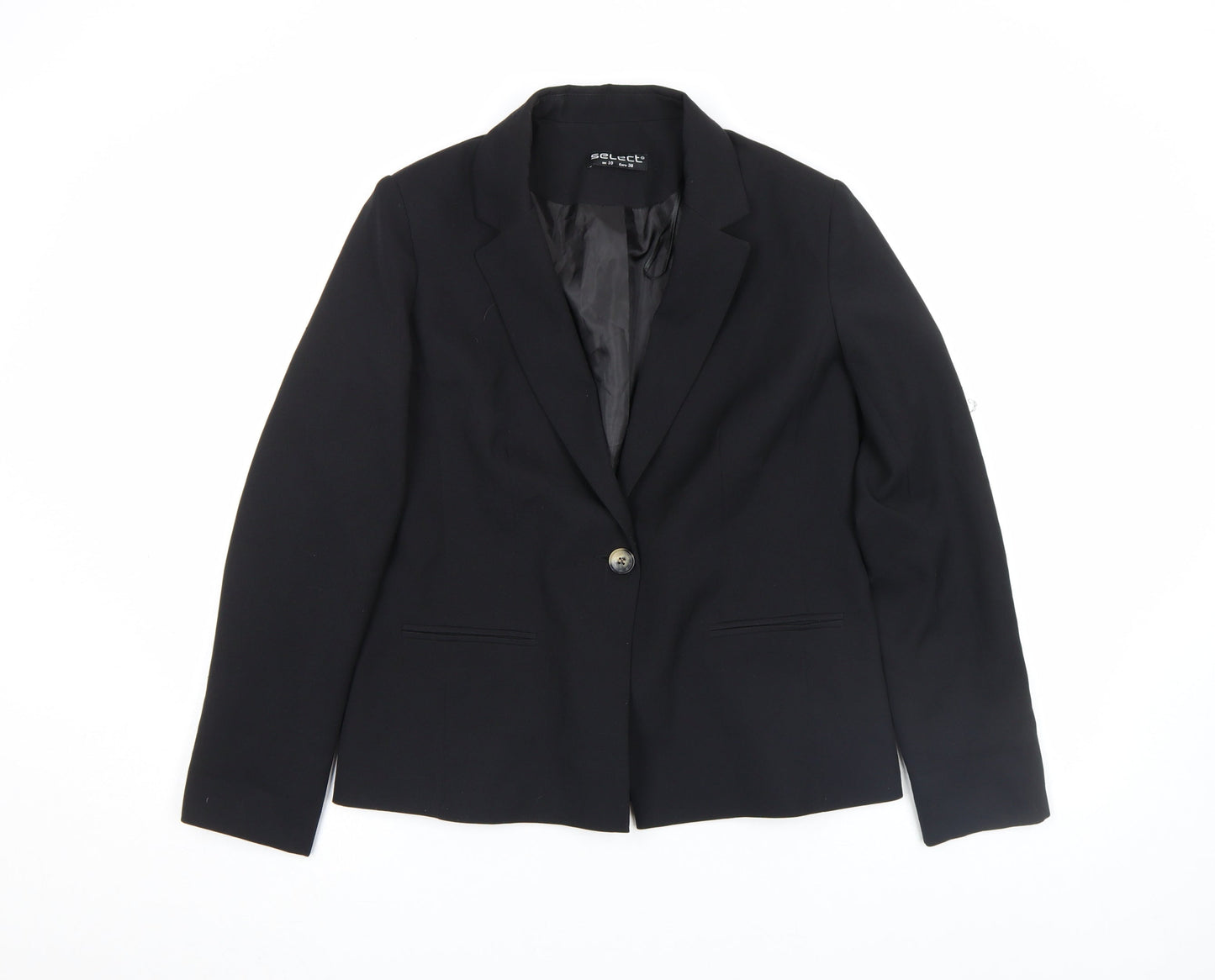Womens UK Size 10 Select Regular Black Blazer