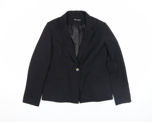 Womens UK Size 10 Select Regular Black Blazer