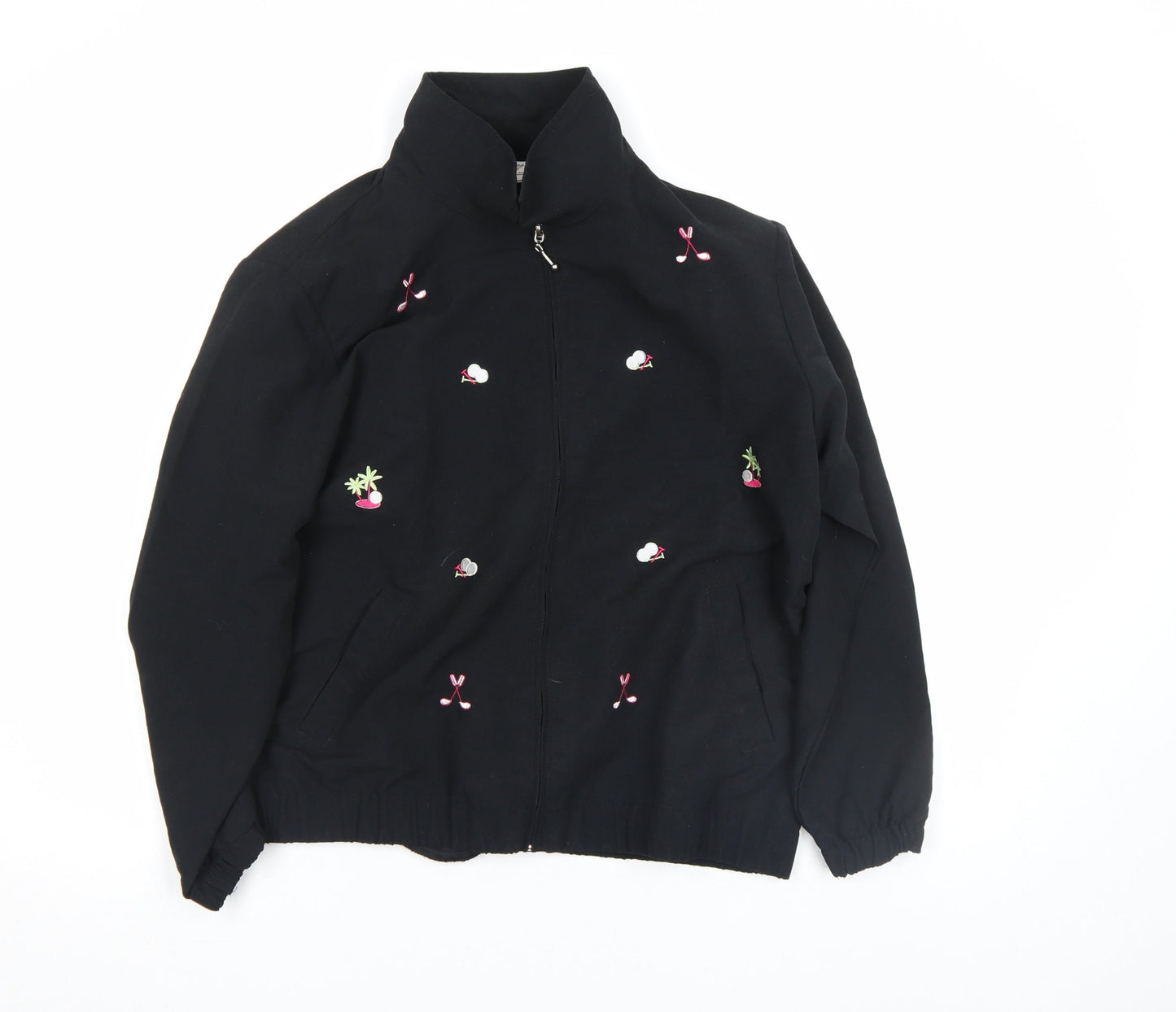 Womens UK Size L K.T. Soft by Kenneth Too! Black Basic Jacket