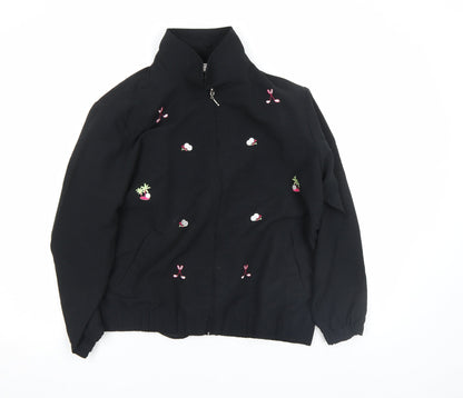Womens UK Size L K.T. Soft by Kenneth Too! Black Basic Jacket