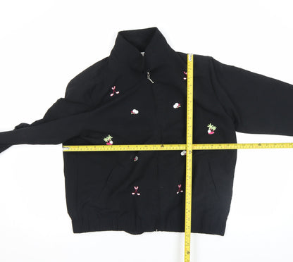 Womens UK Size L K.T. Soft by Kenneth Too! Black Basic Jacket