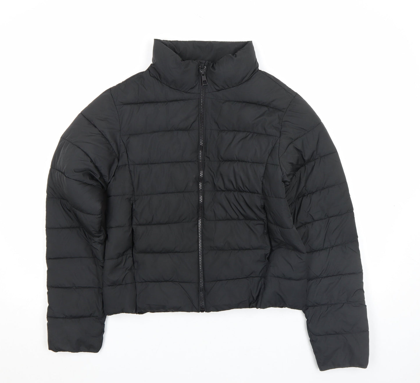 Womens UK Size S MNG Black Puffer Jacket