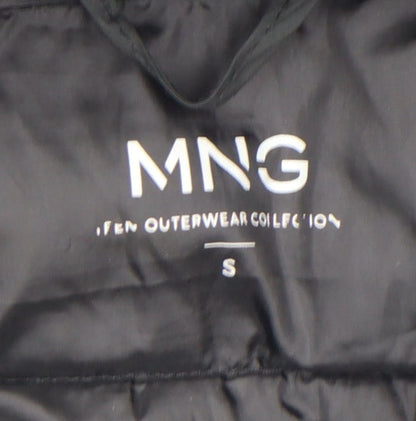 Womens UK Size S MNG Black Puffer Jacket