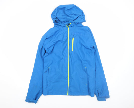 Girls UK Size 13 Years Mountain Warehouse Blue Rain Coat