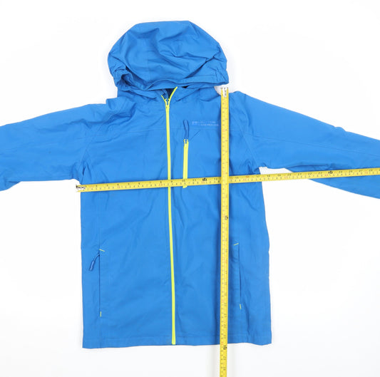 Girls UK Size 13 Years Mountain Warehouse Blue Rain Coat