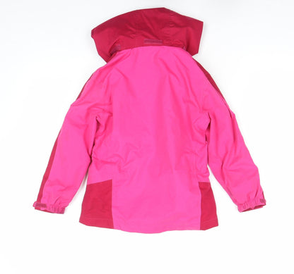 Girls UK Size 5-6 Years Peter Storm Pink Rain Coat